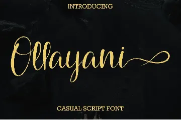 Ollayani font