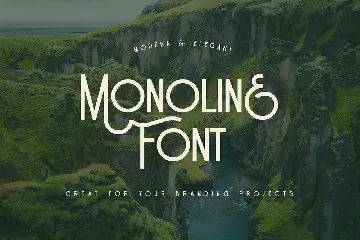 Abraham Vintage Monoline Font