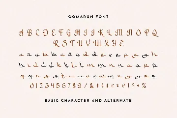 Arabic Font - Qomariah