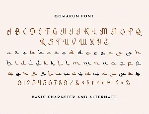 Arabic Font - Qomariah