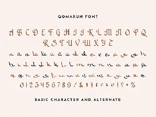 Arabic Font - Qomariah