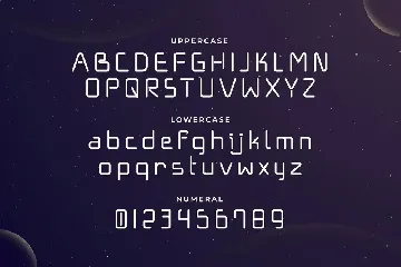 Spring Bar - A Space Futuristic Typeface font