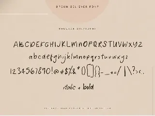 Dream Believer Font