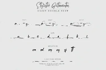 Enjoy Doodle font