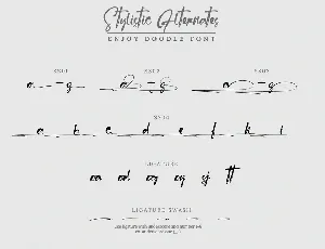 Enjoy Doodle font