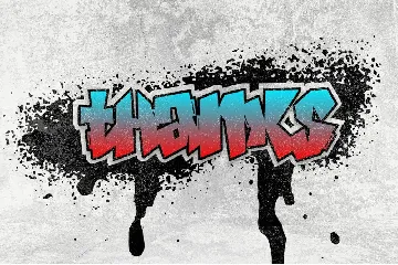 Spiky Frog - Sharp Graffiti Font