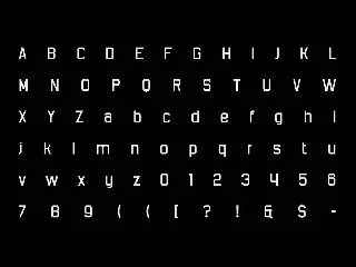 Fuigant - Modern Futuristic font