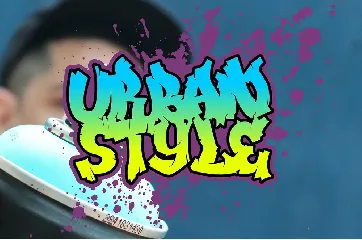 Sucer Head - Woody Graffiti Font