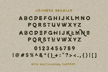 Cronera - Handcrafted Typeface font