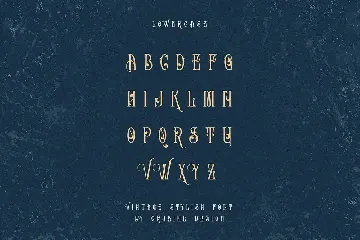 Lavenda - Vintage Ornamental Font