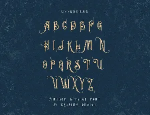 Lavenda - Vintage Ornamental Font