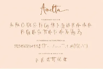 Amelta Handwritten font