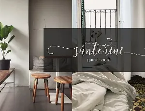 Santorini Script Font