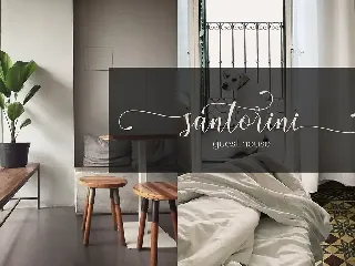 Santorini Script Font