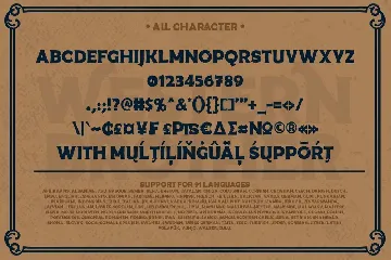 Western Brother font