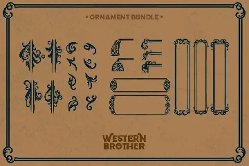 Western Brother font