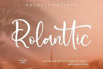 Rolanttic Handwritten Script Font