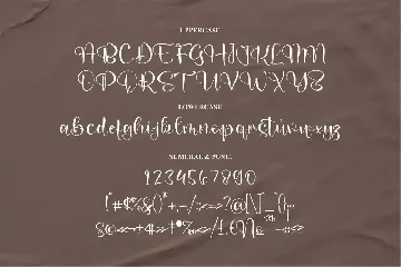 Melanti Santika Handwritten Font