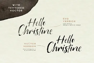 Hello Christine - SVG Font