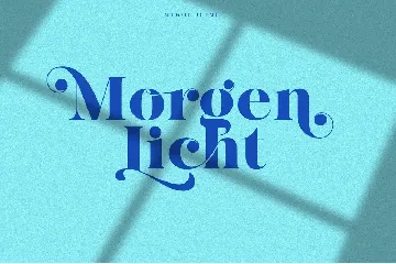 Morgenlicht font