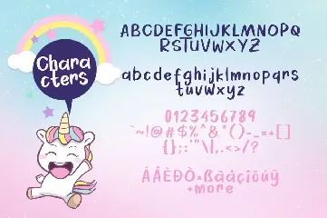 Cheerful Unicorn font