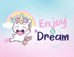 Cheerful Unicorn font