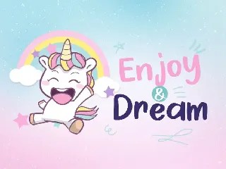 Cheerful Unicorn font