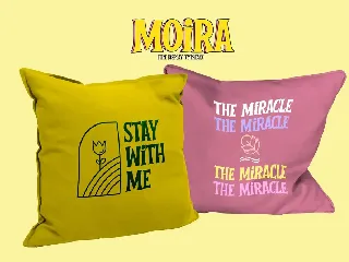 MOIRA - Fun Display Typeface font