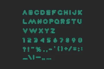 Lineat III font