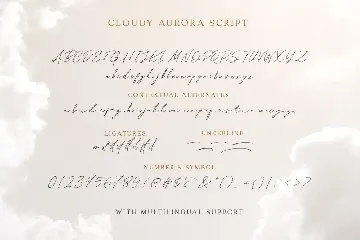 Cloudy Aurora - Font Duo (+LOGOS)