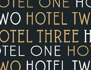 Hotel Modern Font Family