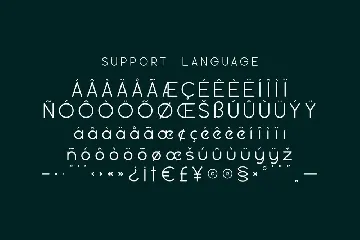 QA PONDS Multy Language font