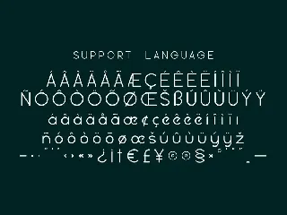 QA PONDS Multy Language font