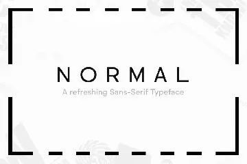 NORMAL - Minimal Sans Serif Typeface + WebFonts