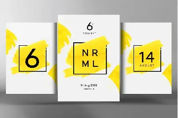 NORMAL - Minimal Sans Serif Typeface + WebFonts