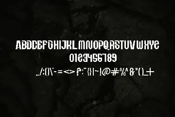 MonthokJump font