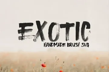 Exotic Brush & SVG Font