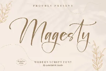 Magesty Modern Scipt Font