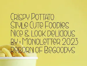 Begoodys Reborn font