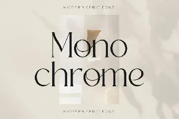 Badoga Modern Serif Font