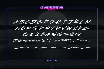 Overdrive Avenue â€“ 2 in 1 Retro Wave Font