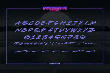 Overdrive Avenue â€“ 2 in 1 Retro Wave Font