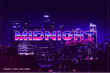 Overdrive Avenue â€“ 2 in 1 Retro Wave Font