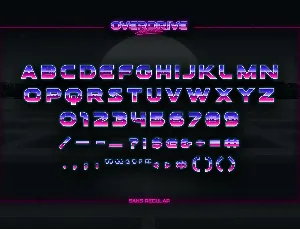 Overdrive Avenue â€“ 2 in 1 Retro Wave Font