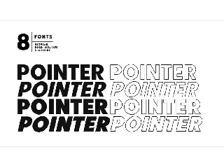 Point Panther (8 BOLD FONTS)