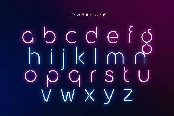 Newon - Modern Neon Light Font