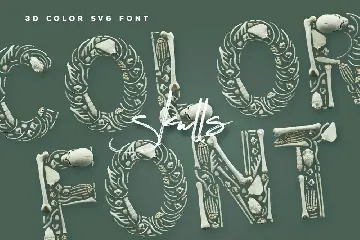 Skulls - Color SVG Font