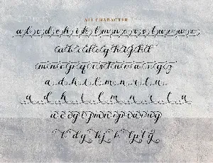 Fharida- Modern Calligraphy Script Font