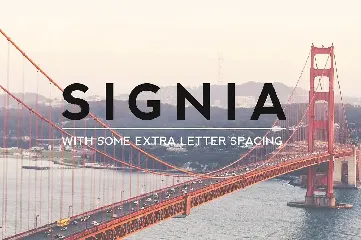 SIGNIA Pro Modern Typeface + WebFont