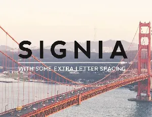 SIGNIA Pro Modern Typeface + WebFont